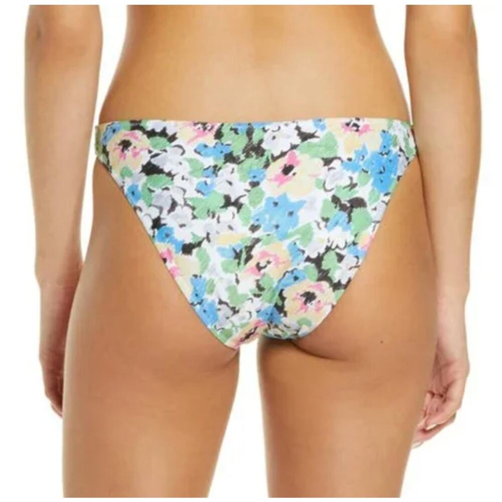 GANNI Floral Azure‎ Blue Bikini Bottoms - Picture 2 of 9